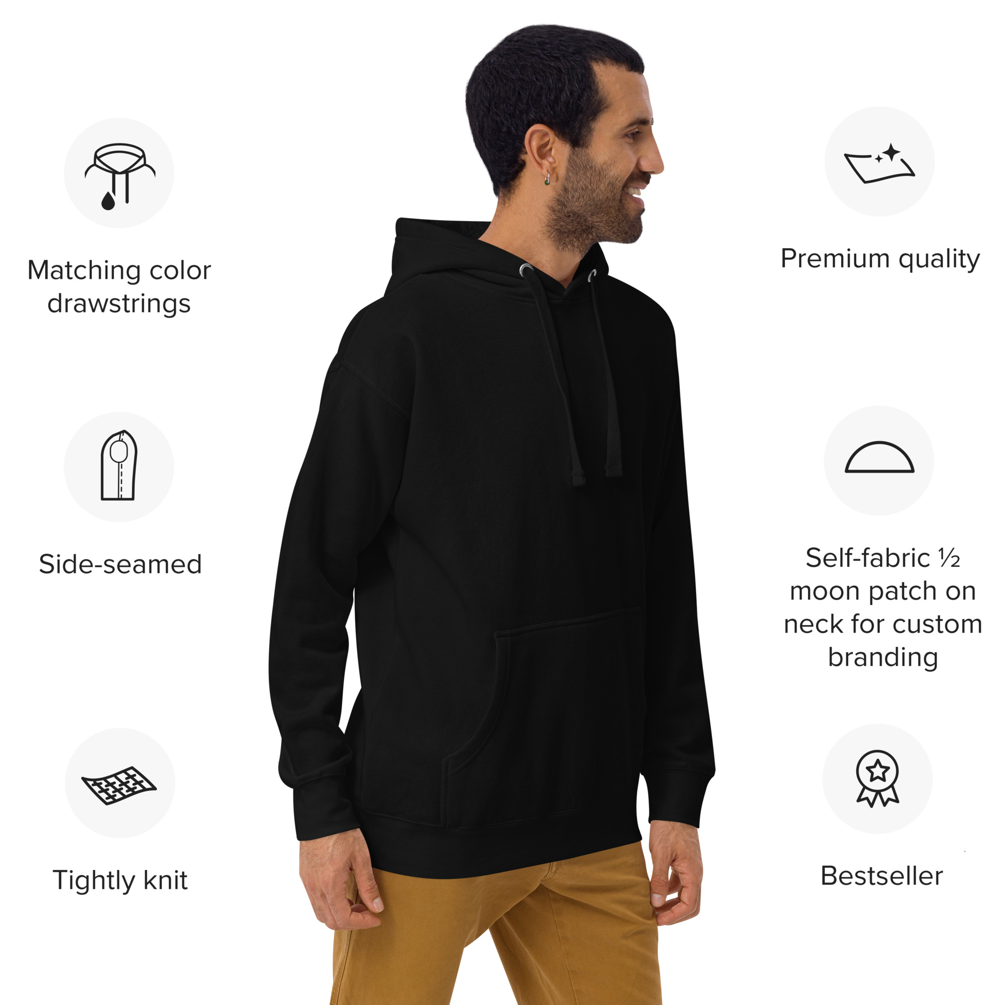 Dual Instinct Lion Hoodie – Unisex Premium Pullover view 12