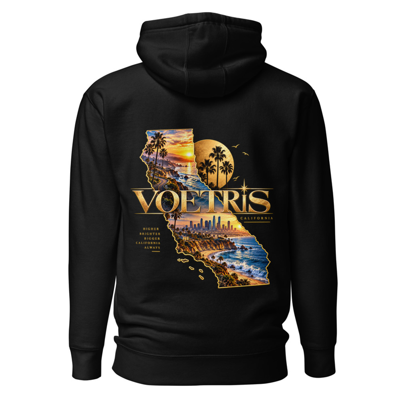 Voetris California Golden Coast Hoodie view 3