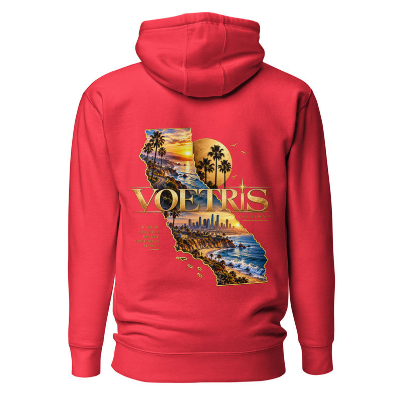 Voetris California Golden Coast Hoodie view 7