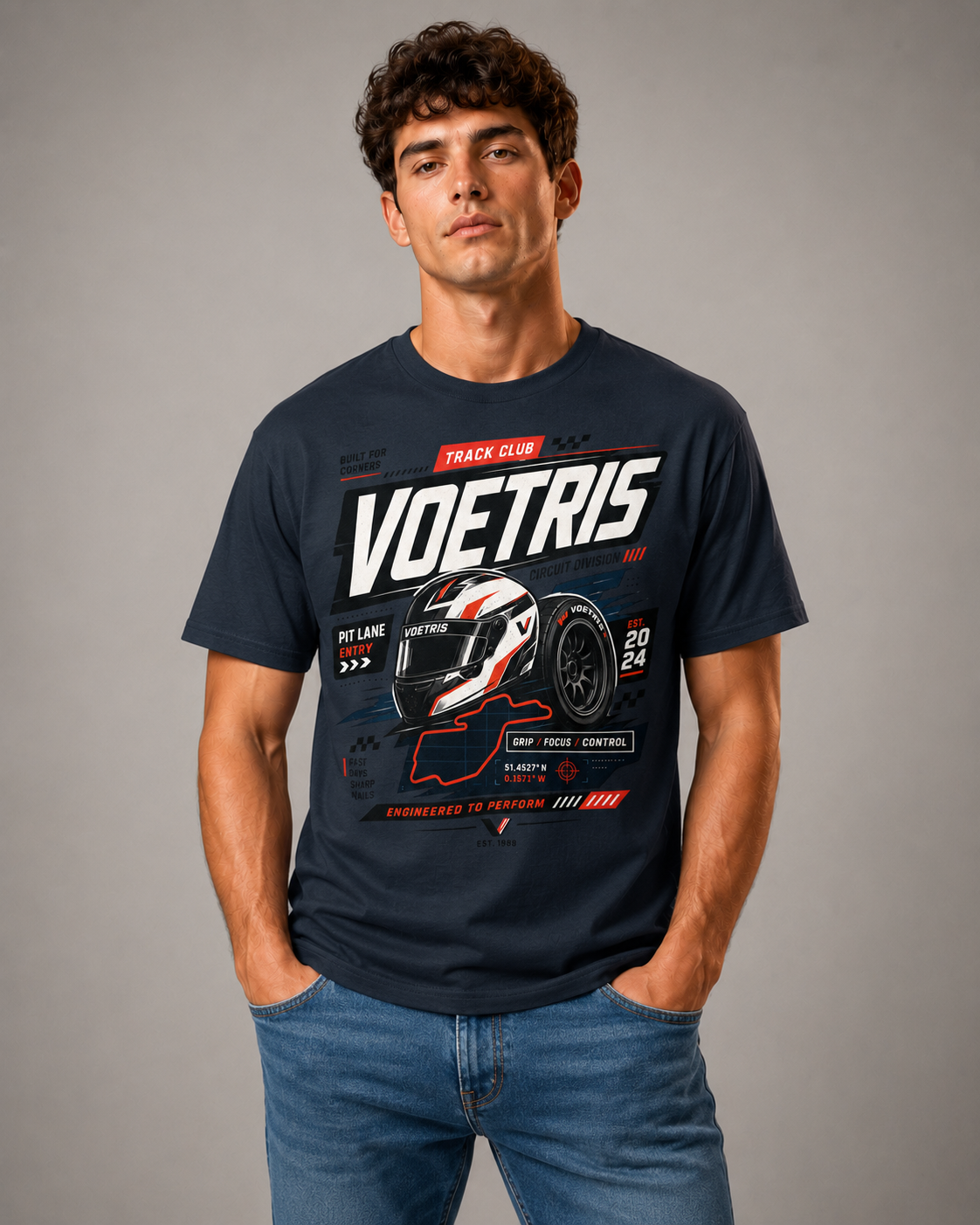 Men's Velocity Club Tee view 3