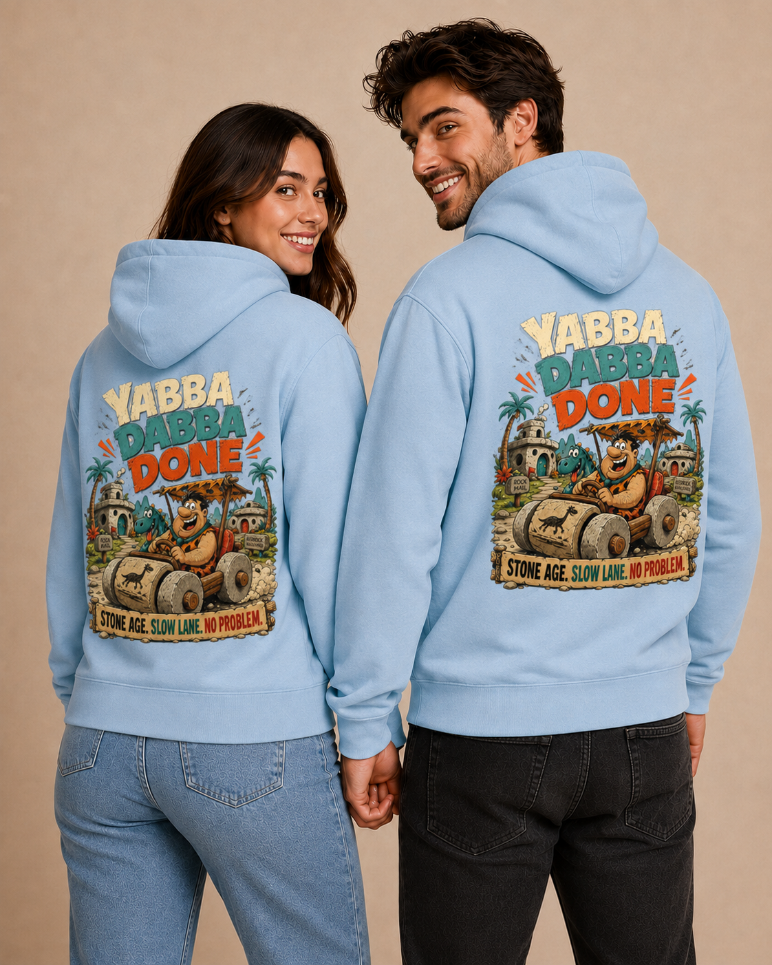 Voetris Yabba Dabba Done Hoodie – Unisex Premium Pullover view 5