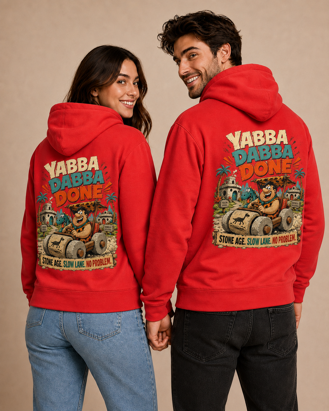 Voetris Yabba Dabba Done Hoodie – Unisex Premium Pullover view 28