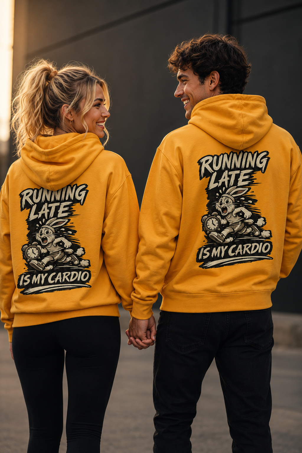Voetris Running Late Is My Cardio Hoodie – Unisex Premium Pullover
