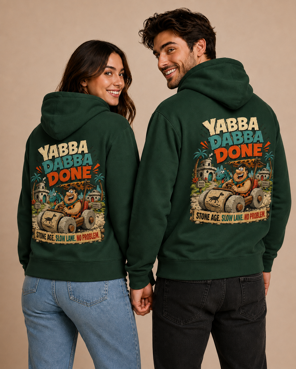 Voetris Yabba Dabba Done Hoodie – Unisex Premium Pullover view 11