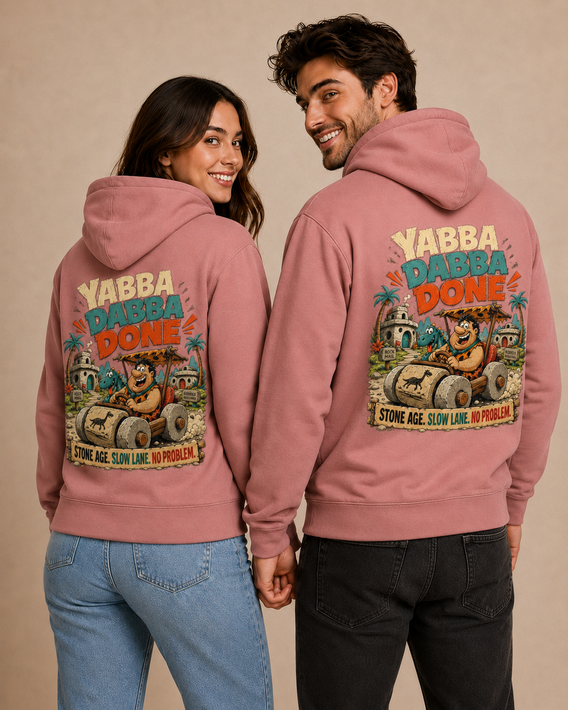 Voetris Yabba Dabba Done Hoodie – Unisex Premium Pullover view 8