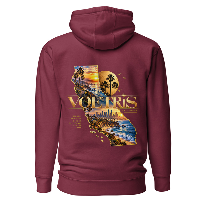 Voetris California Golden Coast Hoodie view 4