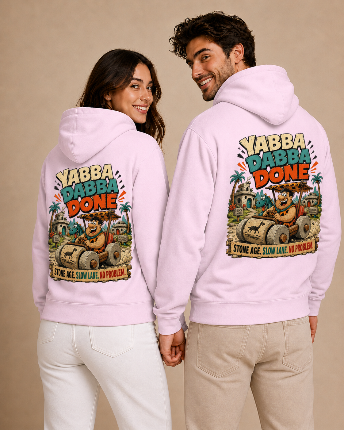 Voetris Yabba Dabba Done Hoodie – Unisex Premium Pullover view 17